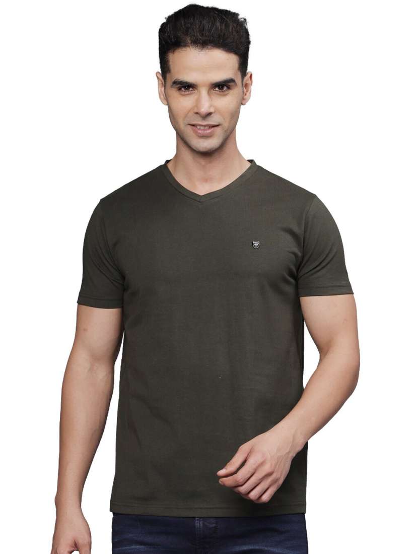 Buy t base Men V Neck Cut Outs T shirt Tshirts for Men 28928678 Myntra