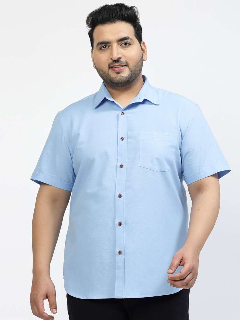 Buy plusS Spread Collar Opaque Casual Plus Size Linen Shirt Shirts for Men 28930444 Myntra