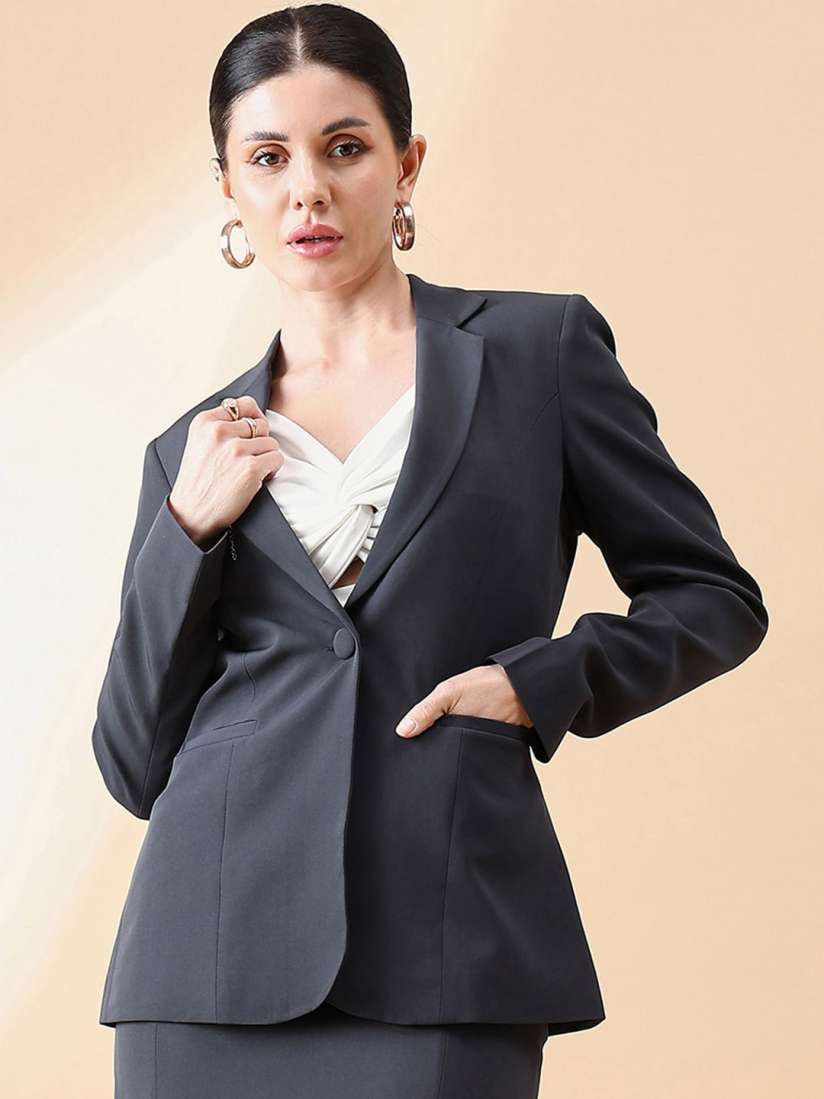 Stretchable blazer sale