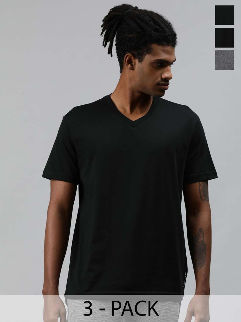 Buy Levis Pack Of 3 V Neck Short Sleeves Cotton T Shirts Lounge Tshirts for Men 28944370 Myntra