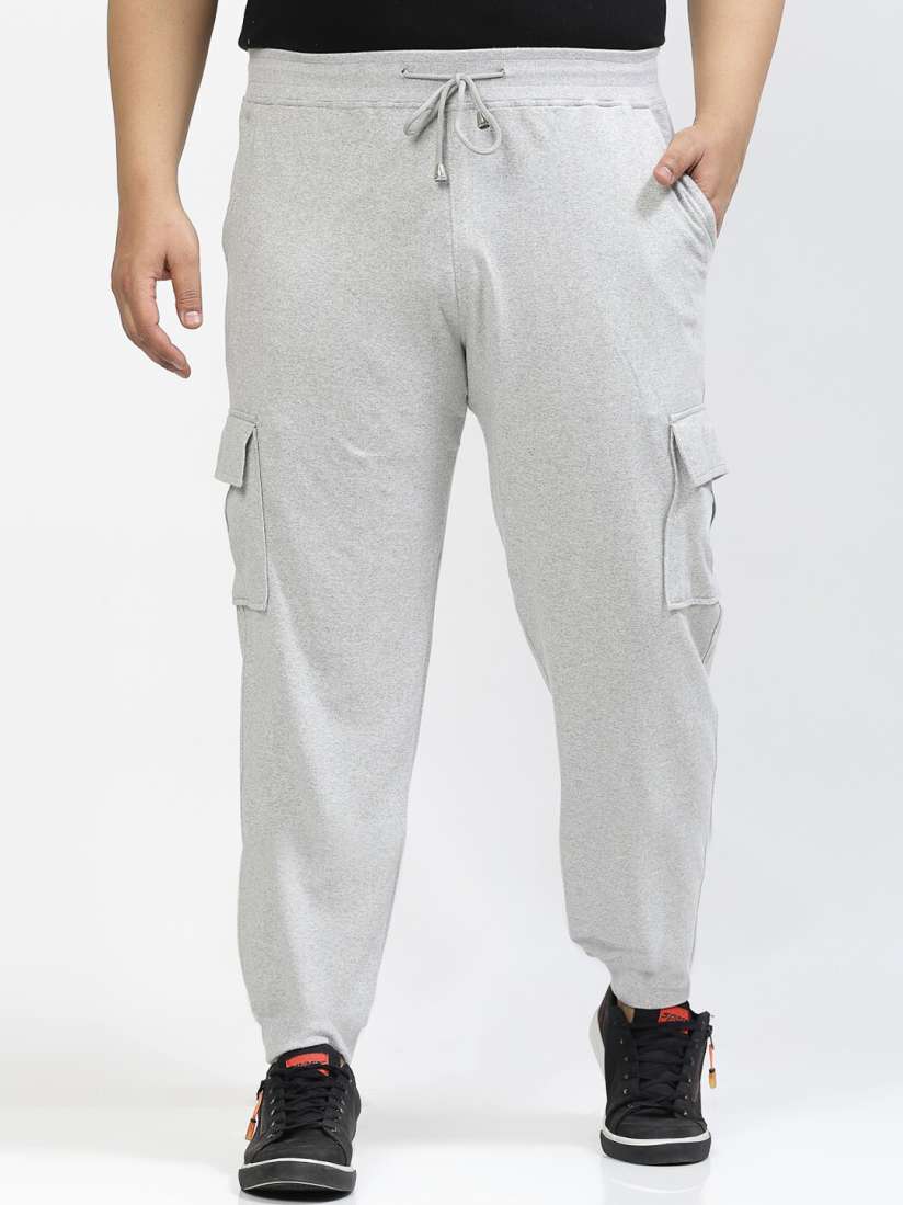 Buy plusS Men Grey Straight Fit Joggers Track Pants for Men 28959270 Myntra