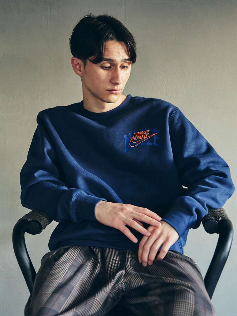 Buy Nike Club Fleece Men s Long Sleeve Crew Neck Sweatshirt Sweatshirts for Men 28965610 Myntra