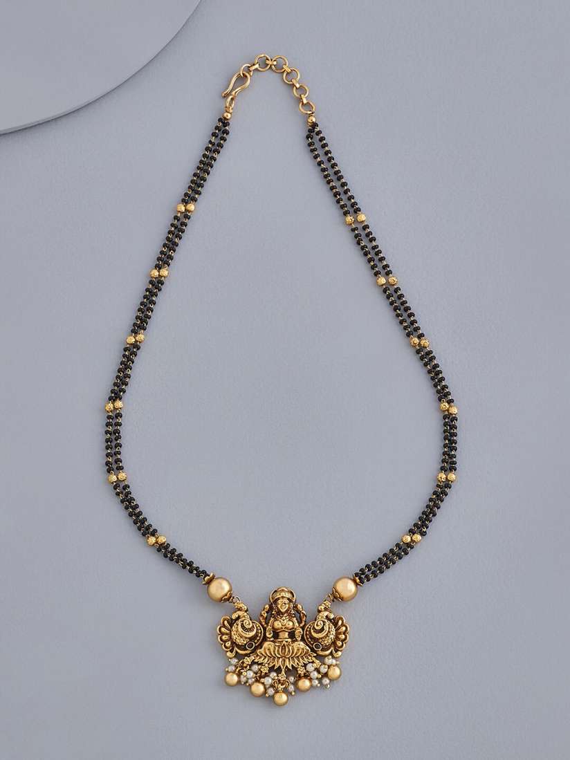 Buy Kushal s Fashion Jewellery Gold Plated Artificial Beads Mangalsutra Mangalsutra for Women 28970456 Myntra
