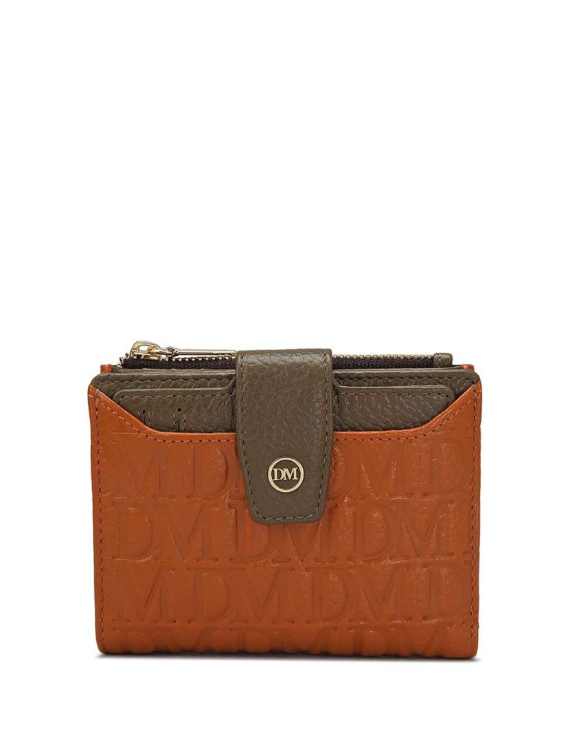 Buy Da Milano Women Colourblocked Leather Two Fold Wallet Wallets for Women 28974512 Myntra