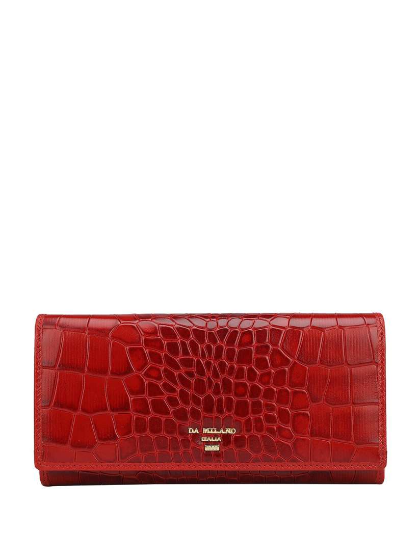 Buy Da Milano Women Textured Leather Two Fold Wallet Wallets for Women 28974540 Myntra