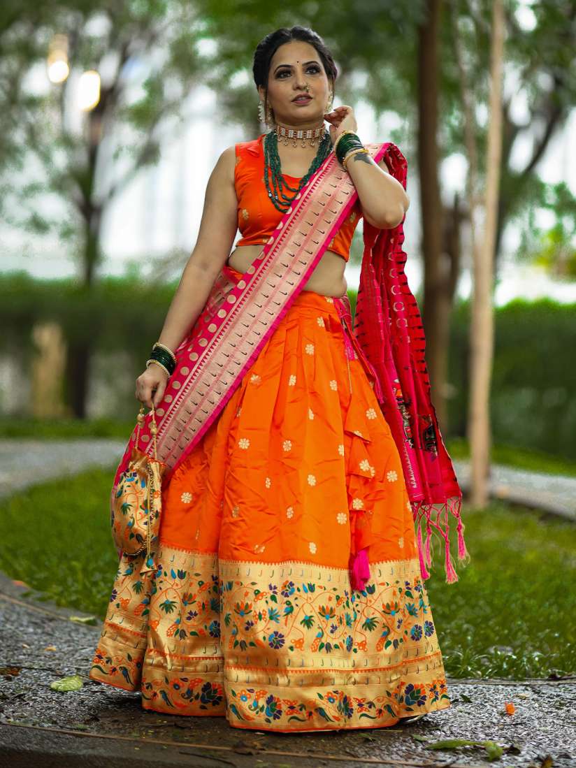 Banarasi lehenga myntra best sale