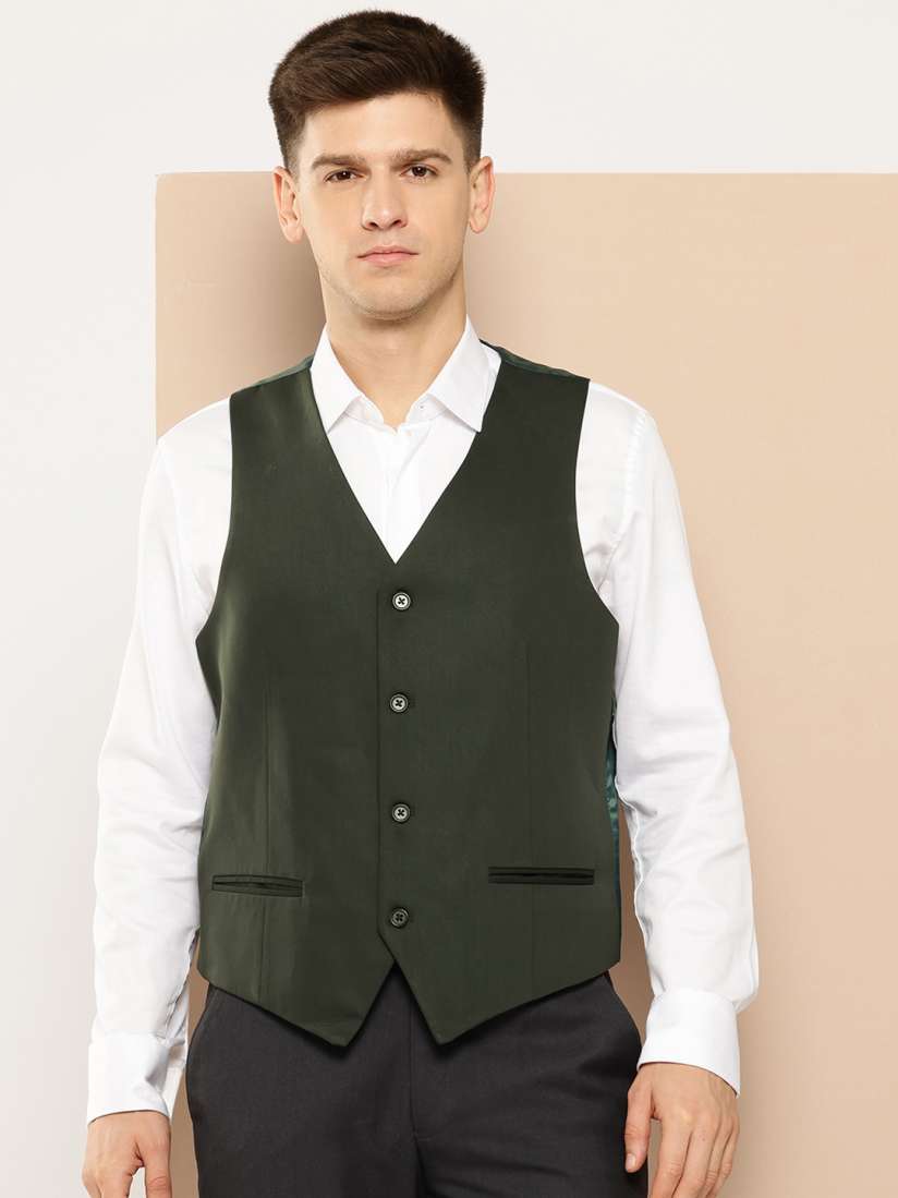 Buy INVICTUS Slim Fit Waistcoat Waistcoat for Men 28984348 Myntra