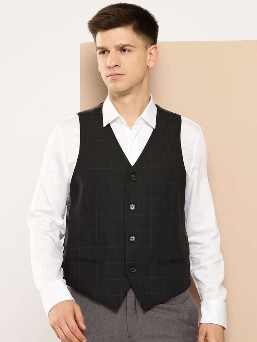 Buy INVICTUS Slim Fit Formal Waistcoat Waistcoat for Men 28984538 Myntra