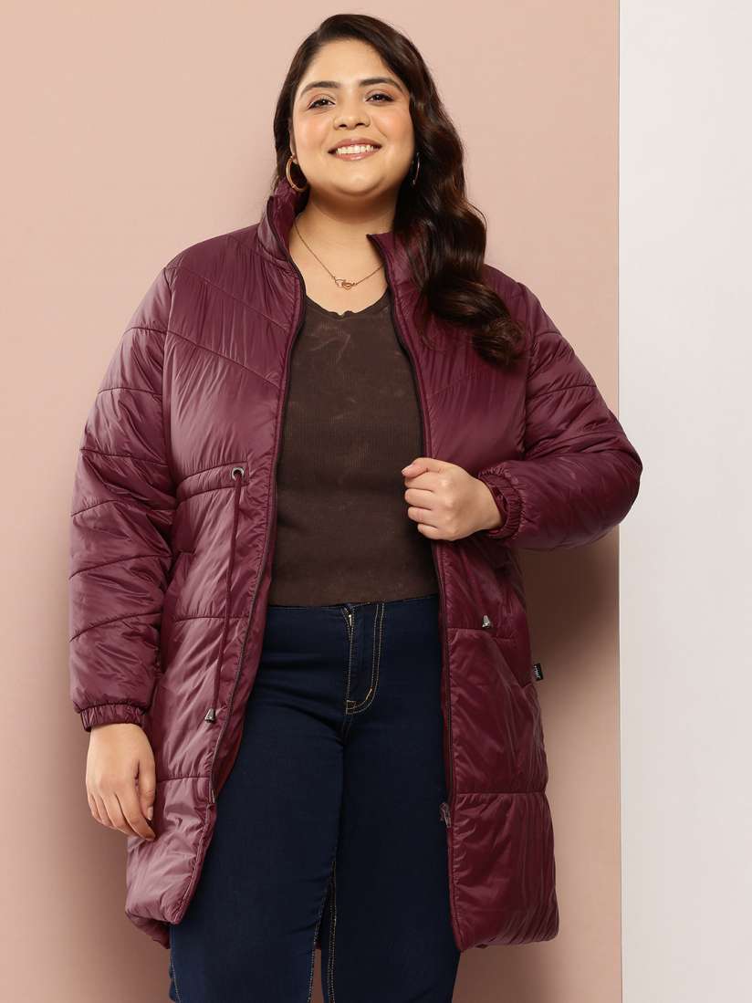 Longline plus size jacket hot sale