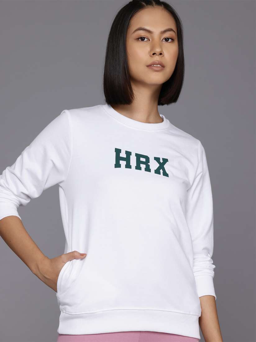 Hrx sweatshirt myntra discount