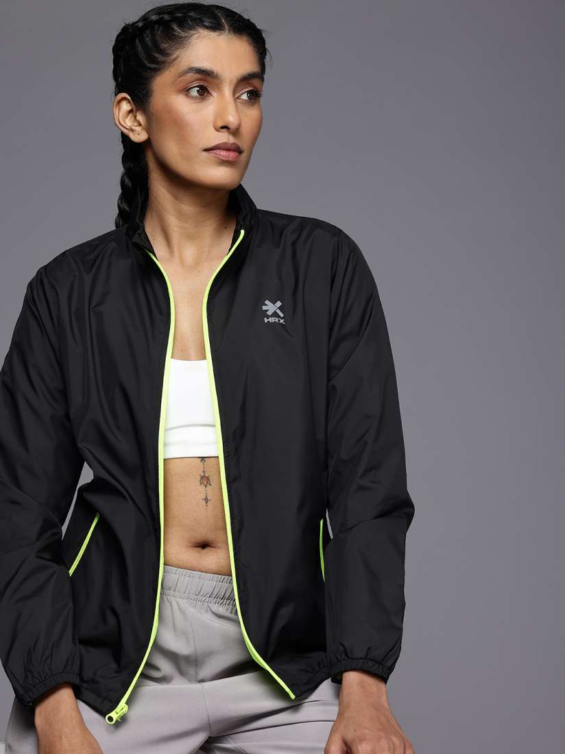 Buy HRX by Hrithik Roshan Rapid Dry Antimicrobial Running Sporty Jacket Jackets for Women 28985880 Myntra