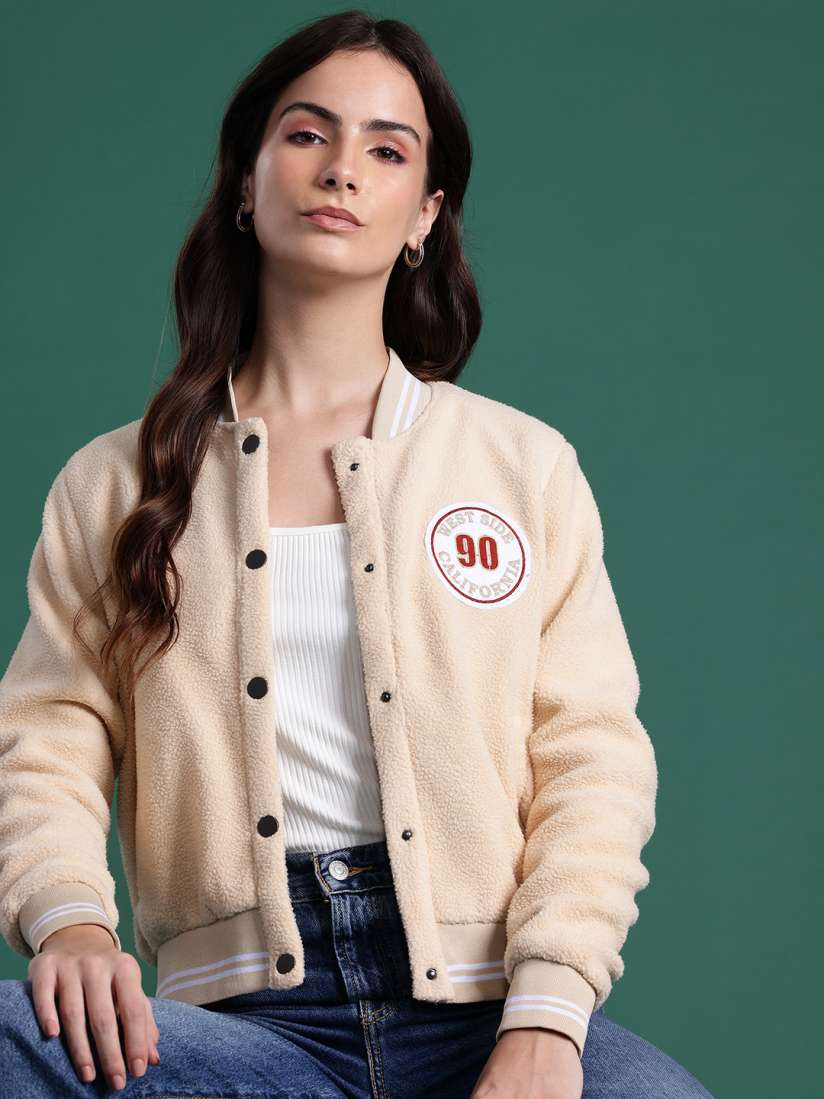 Jacket for women in myntra best sale