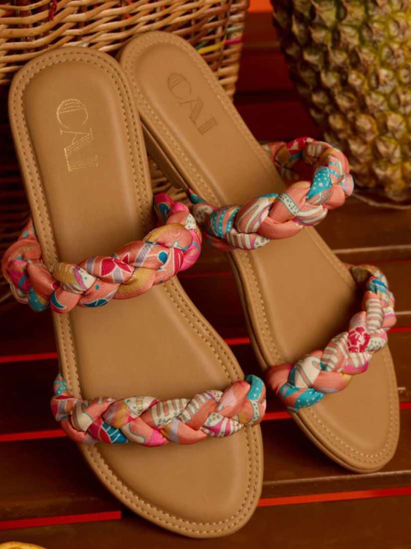 Multi colored womens flats hot sale