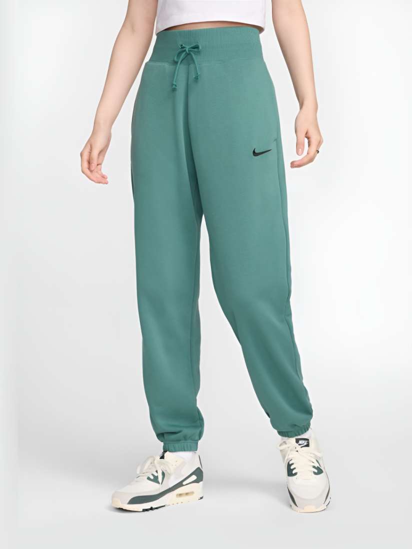 Buy Nike Sportswear Phoenix Fleece Women s High Waisted Oversized French Terry Track Bottoms Track Pants for Women 28988840 Myntra