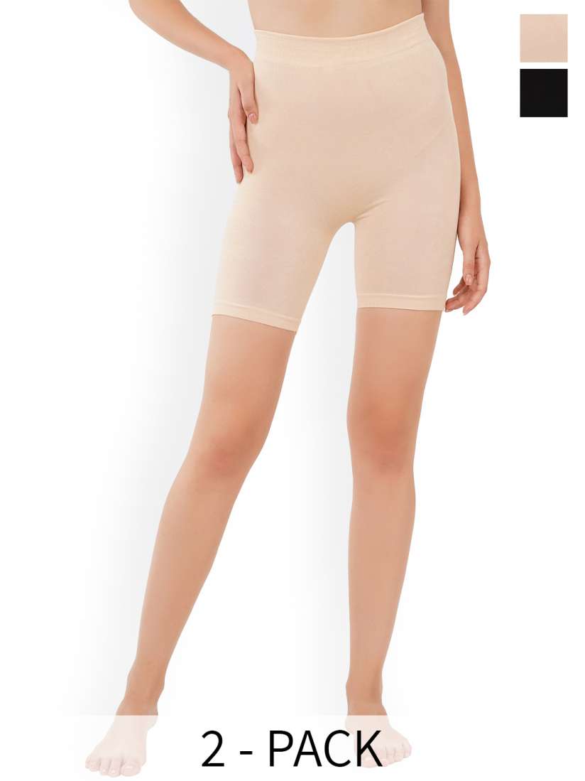 Buy SELETA Women Pack Of 2 High Rise Hot Pants Shorts for Women 28990956 Myntra