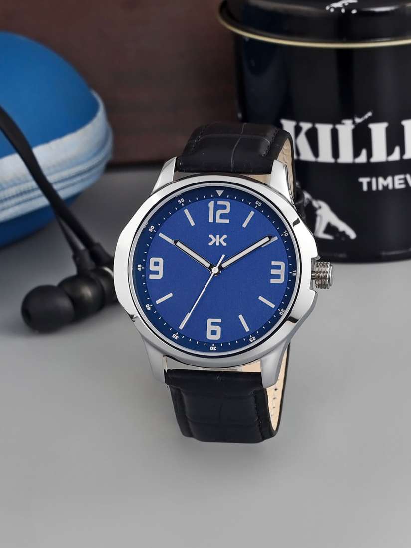 Buy Killer Men Patterned Dial Leather Straps Analogue Watch KLMO23A Watches for Men 28995270 Myntra