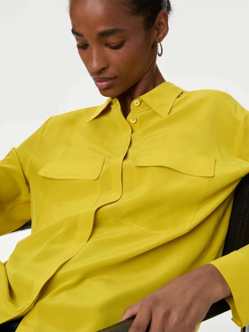 Silk casual shirts shop