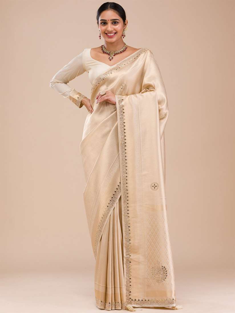 Myntra mirror work sarees cheap