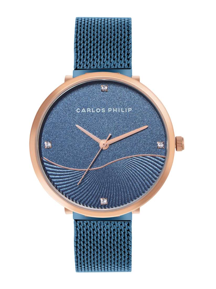 Buy CARLOS PHILIP Women Round Dial Steel Bracelet Style Straps Analogue Watch E SS B01707 1 Watches for Women 29010602 Myntra