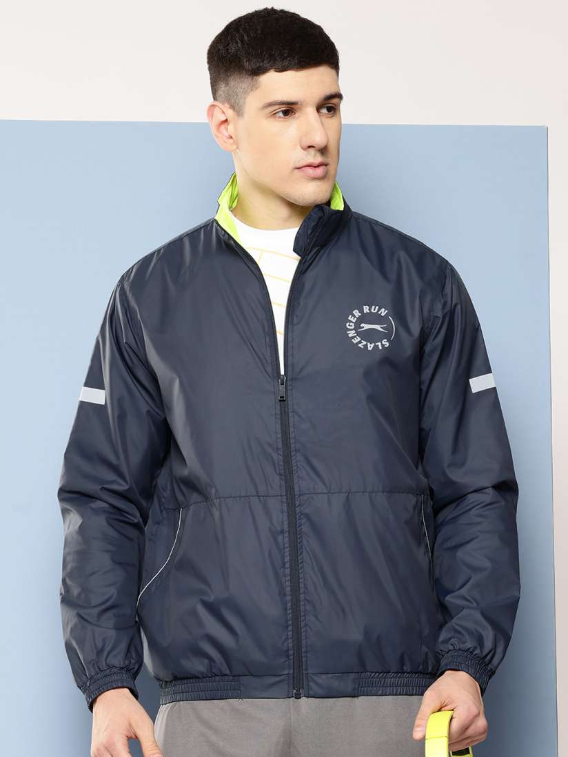 Buy Slazenger Reflective Strip Running Sporty Jacket Jackets for Men 29010878 Myntra