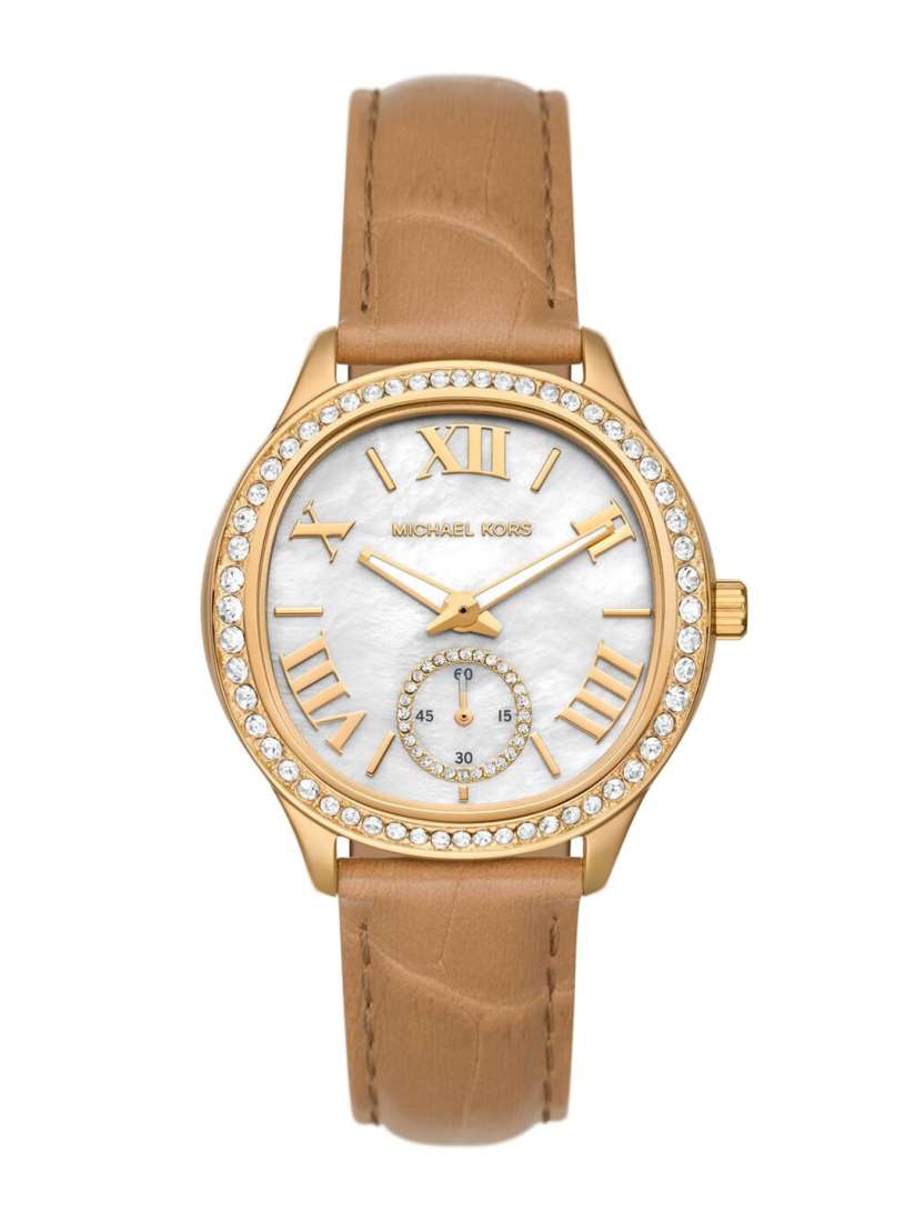 Buy Michael Kors Women Embellished Dial Leather Straps Analogue Watch MK4819 Watches for Women 29012096 Myntra