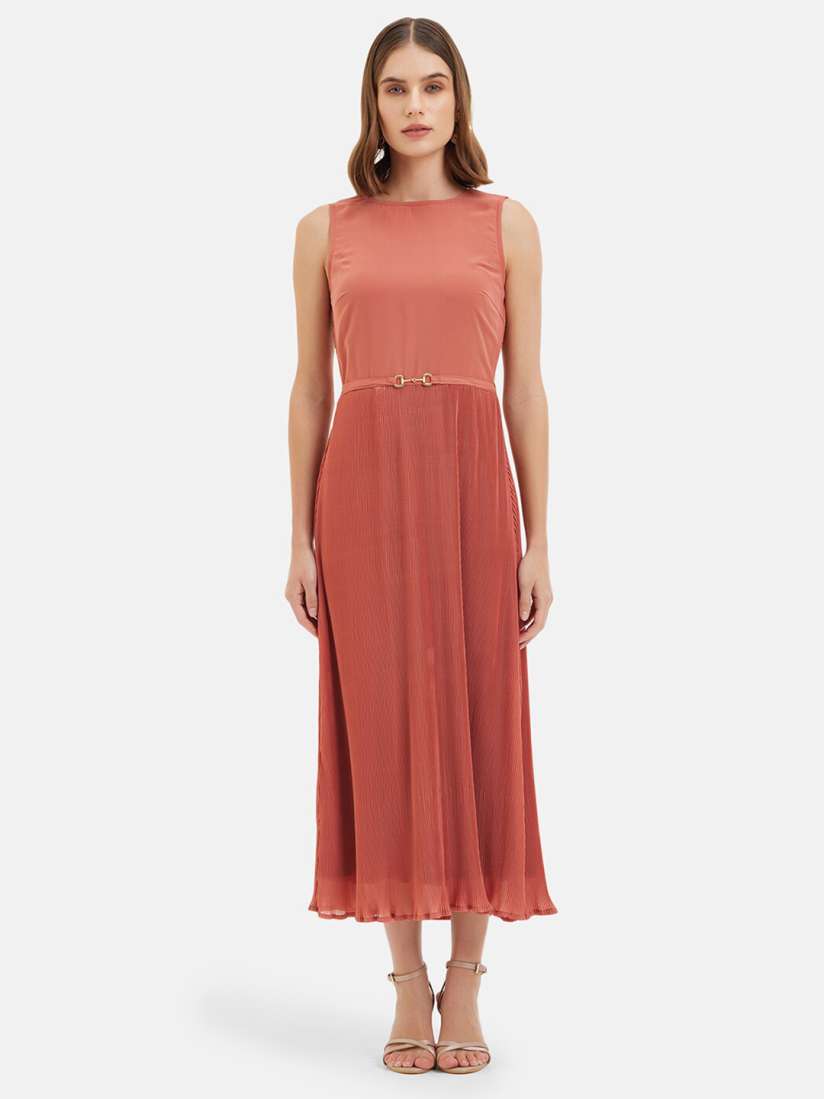 Buy Kazo Round Neck Georgette A Line Maxi Dress Dresses for Women 29022388 Myntra