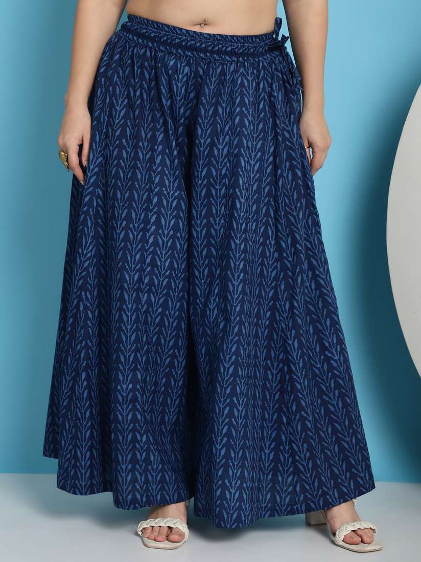 Printed palazzo pants myntra new arrivals