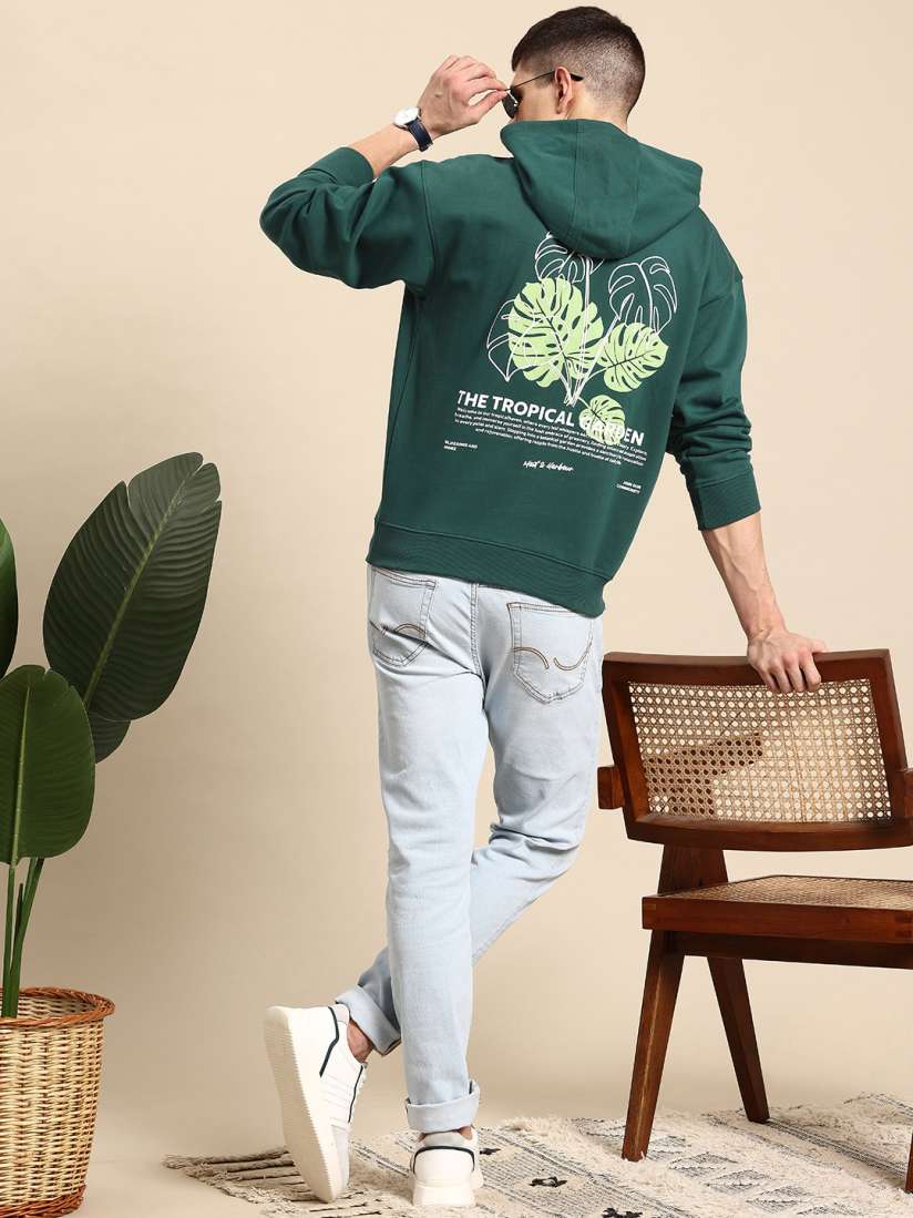 Buy Mast Harbour Men Printed Hooded Sweatshirt Sweatshirts for Men 29035336 Myntra