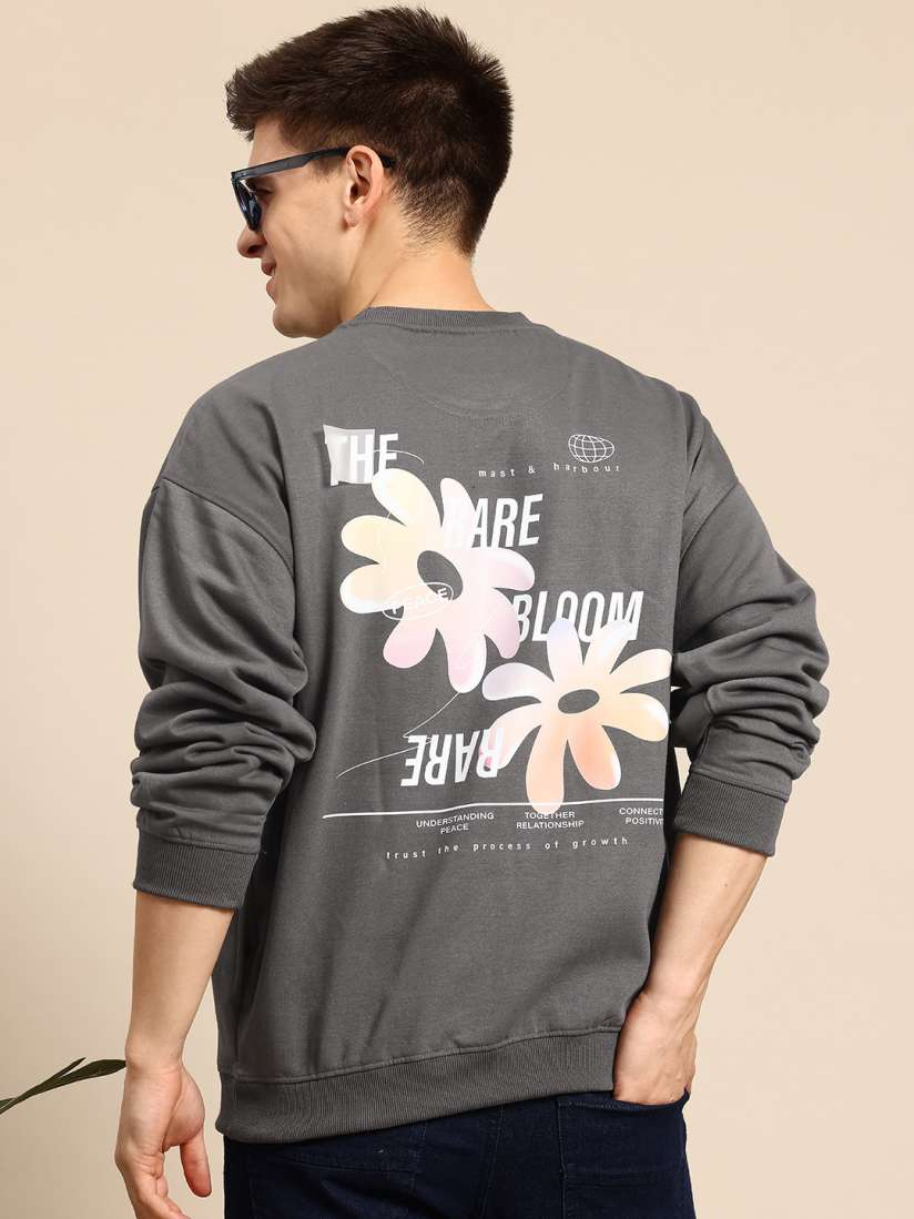 Floral print sweatshirt online