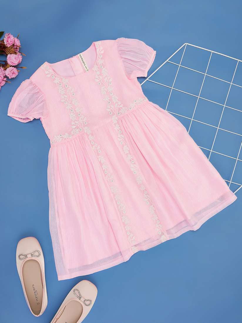 Buy Pantaloons Junior Girls Flared Sleeve Fit Flare Dress Dresses for Girls 29039358 Myntra