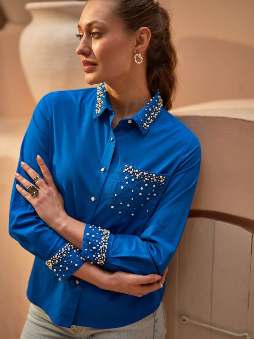 Bohemian polo shirt outlet