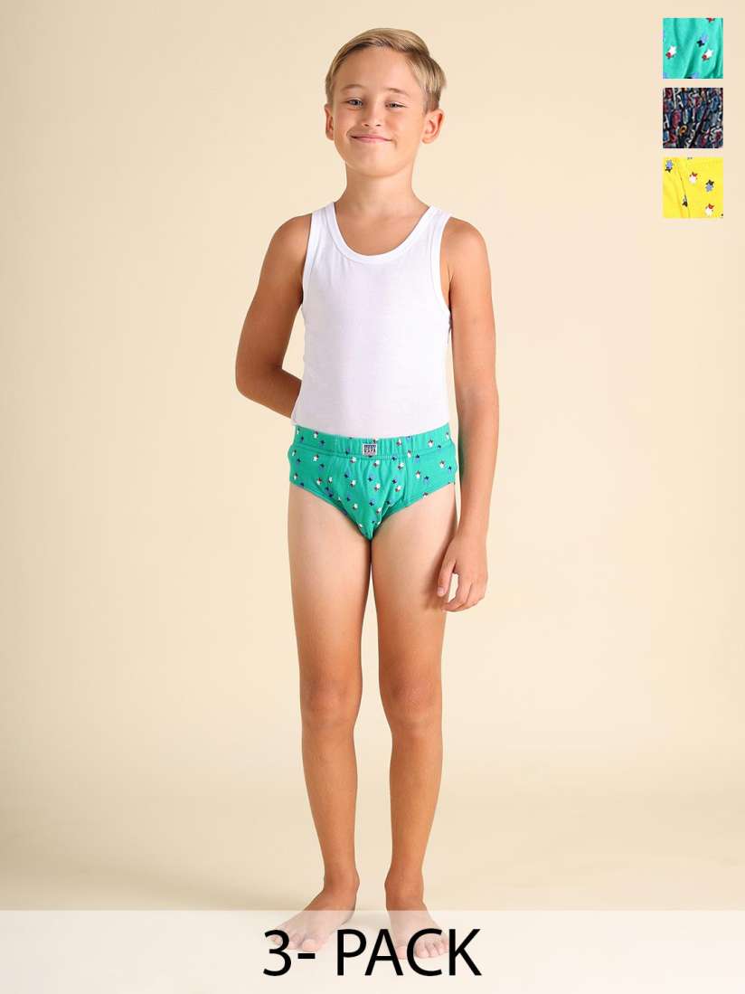 kid boy briefs  Buy U.S. Polo Assn. Kids Boys Pack Of 3 Printed Pure Cotton Basic Briefs-  EKB02-DYN-P3 - Briefs for Boys 29043716 | Myntra