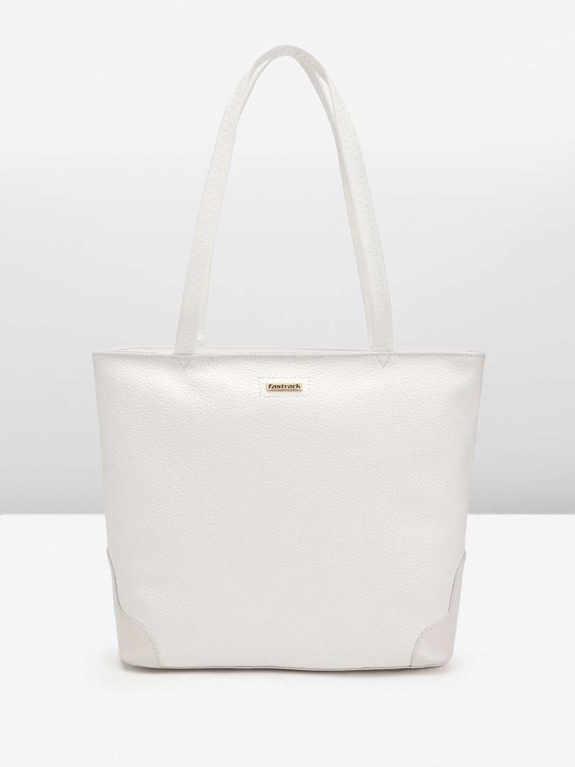 Fastrack Bags White Over The Shoulder Bag Buy Fastrack Textured