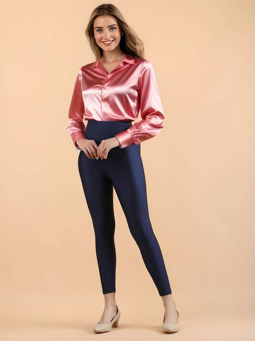Buy DUNBERRY LONDON Luxe Premium High Waist Shimmer Party Gym Jeggings Leggings for Women 29061862 Myntra