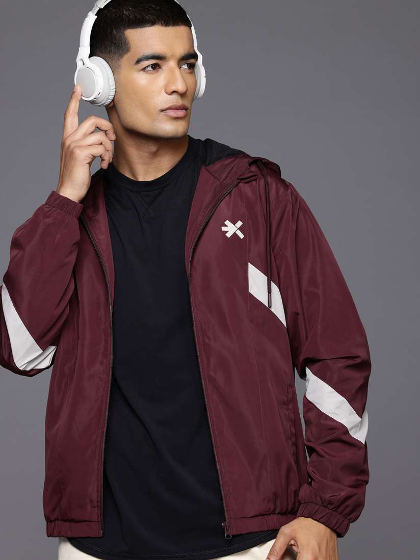 Hrx maroon jacket clearance
