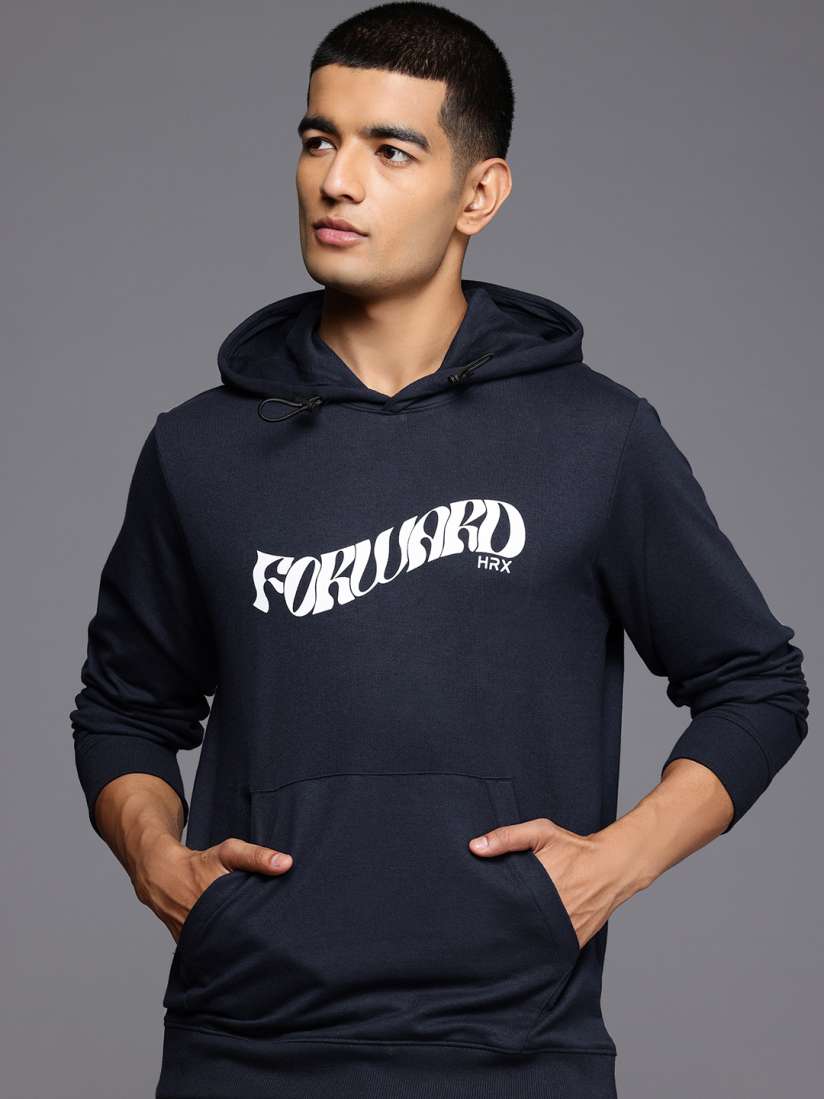 Buy HRX by Hrithik Roshan Printed Hooded Lifestyle Sweatshirt Sweatshirts for Men 29068226 Myntra