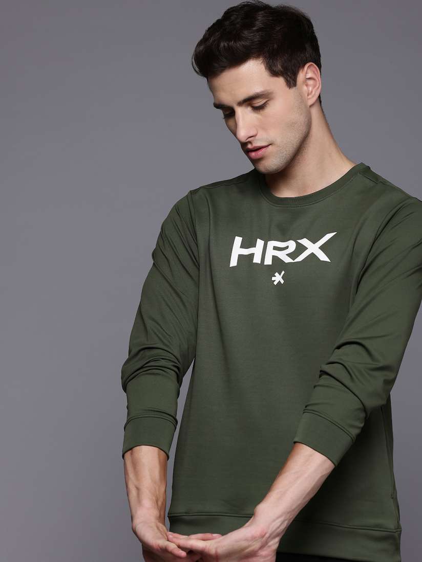Hrx sweatshirt myntra best sale