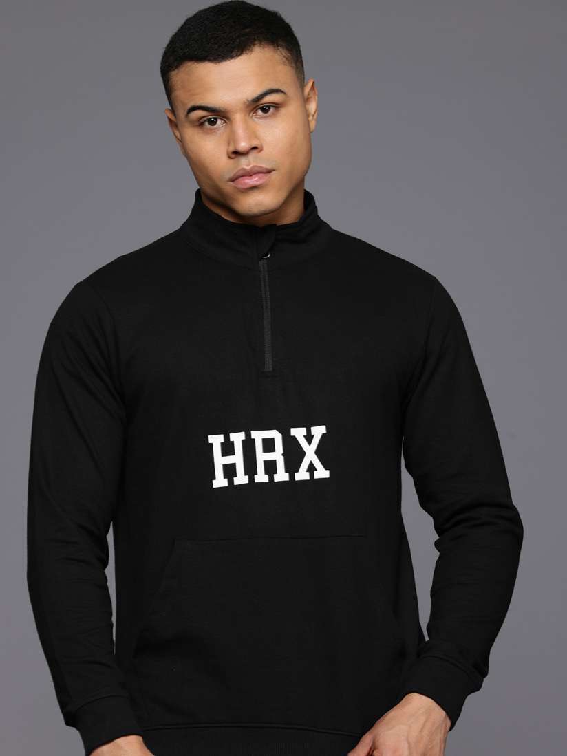 Buy HRX by Hrithik Roshan Brand Logo Print Pure Acrylic Sweatshirt Sweatshirts for Men 29068268 Myntra