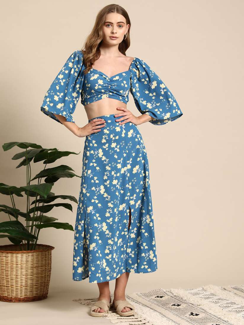 Skirt top in myntra on sale