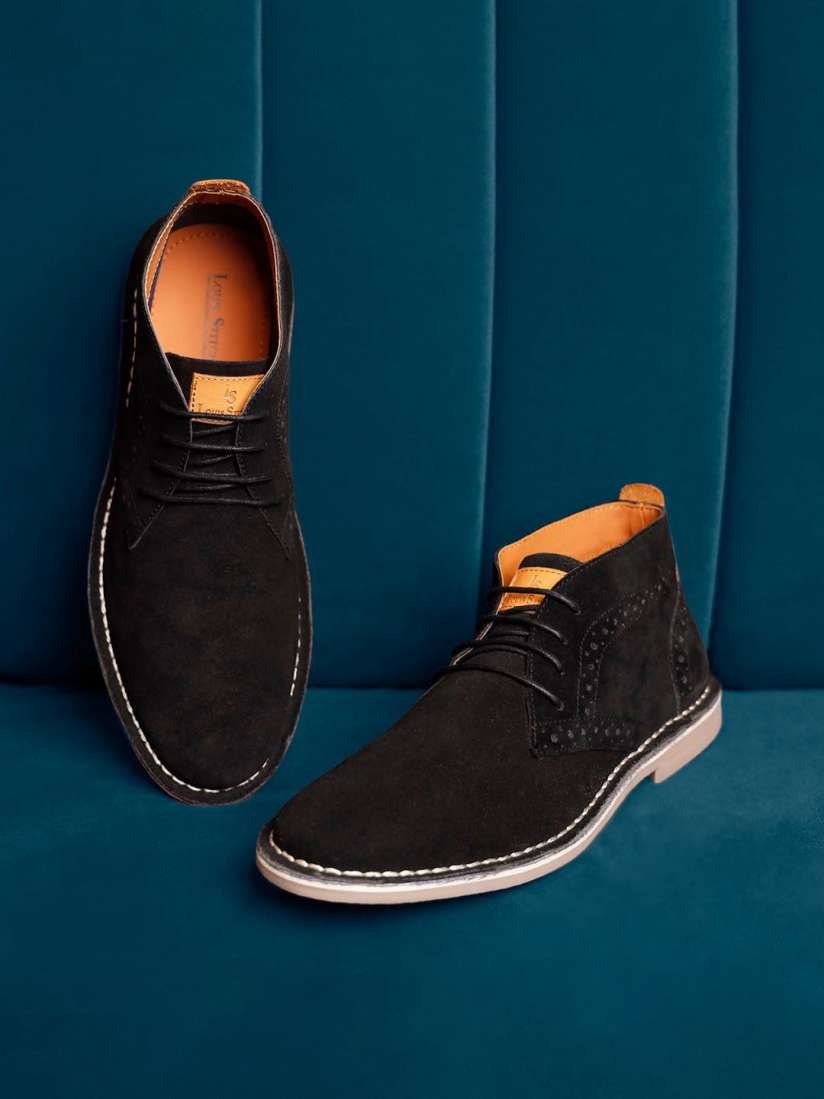 Buy LOUIS STITCH Men Round Toe Suede Desert Boots Boots for Men 29077152 Myntra