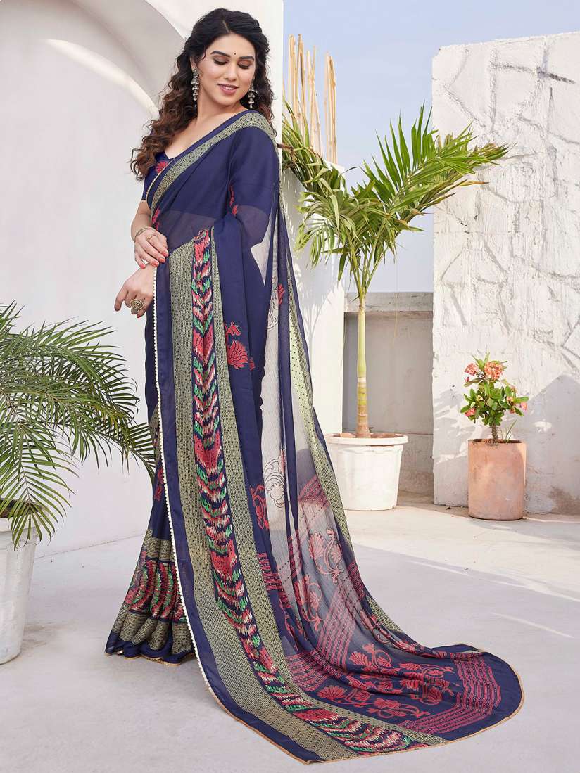 Myntra printed sarees shop
