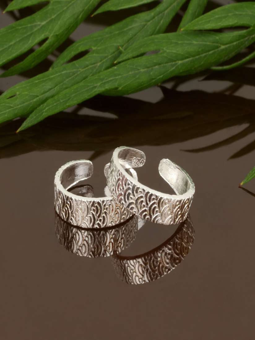 Buy Silver Chest 925 Sterling Silver Toe Rings Toe Rings for Women 29093654 Myntra