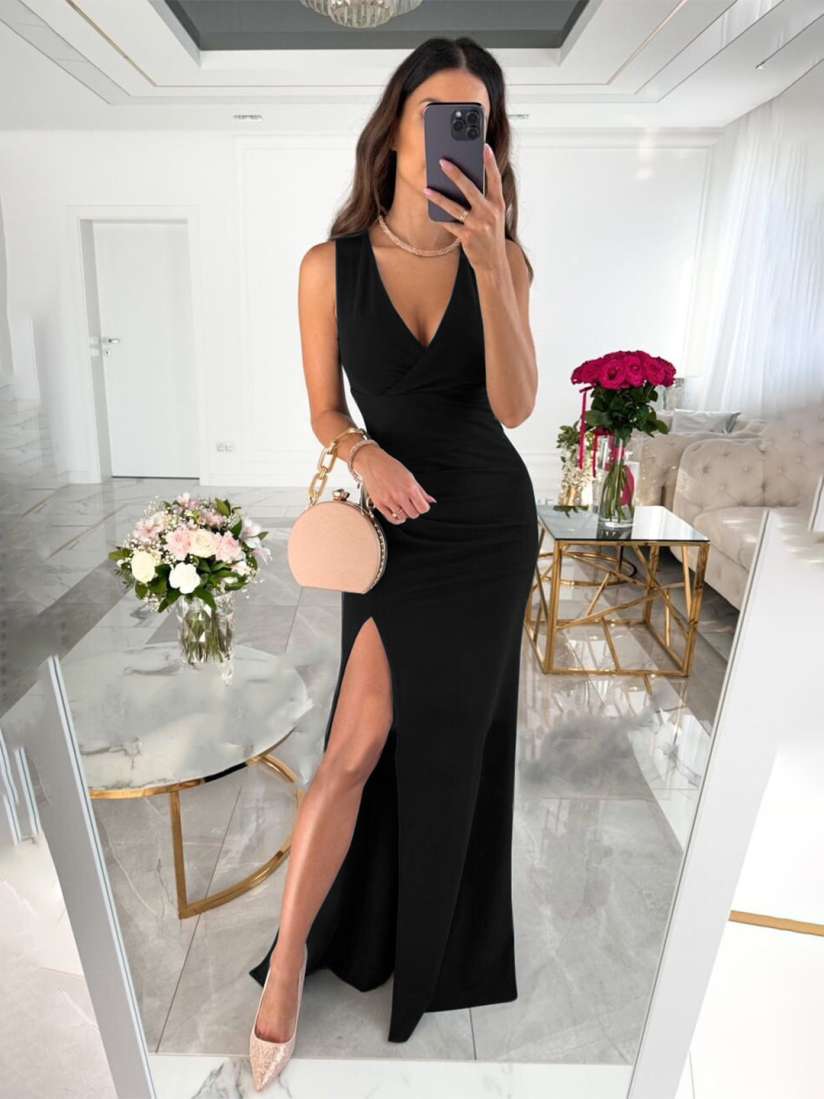 Buy StyleCast Black Sleeveless Sheath Maxi Dress Dresses for Women 29098318 Myntra
