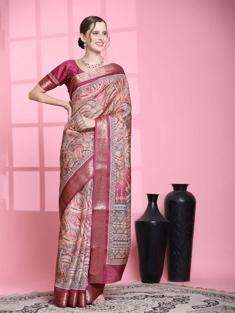 Buy PRATIBIMB Zari Pure Silk Saree Sarees for Women 29105676 Myntra