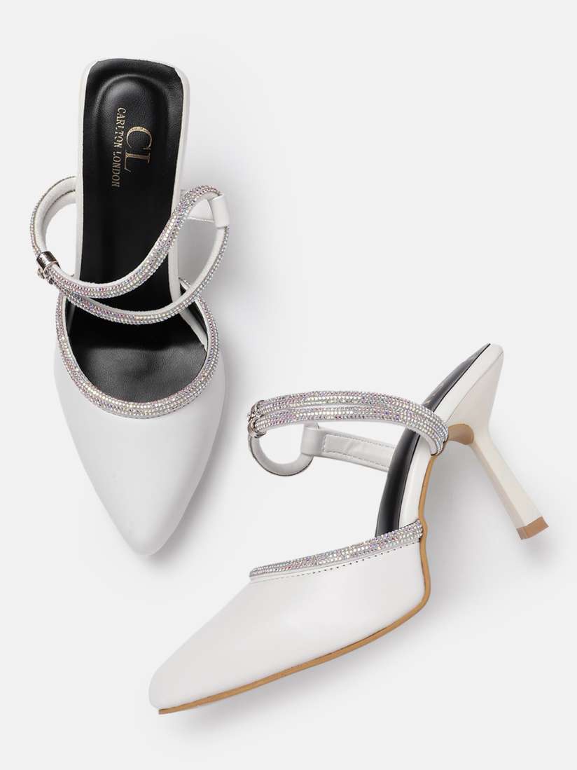 Buy Carlton London Embellished Party Slim Heeled Pumps Heels for Women 29110000 Myntra