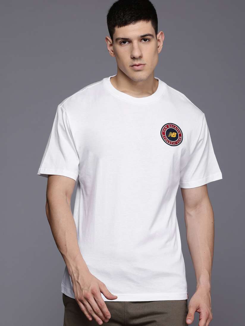 Buy New Balance Pure Cotton Moisture Wicking Sports T shirt Tshirts for Men 29114680 Myntra