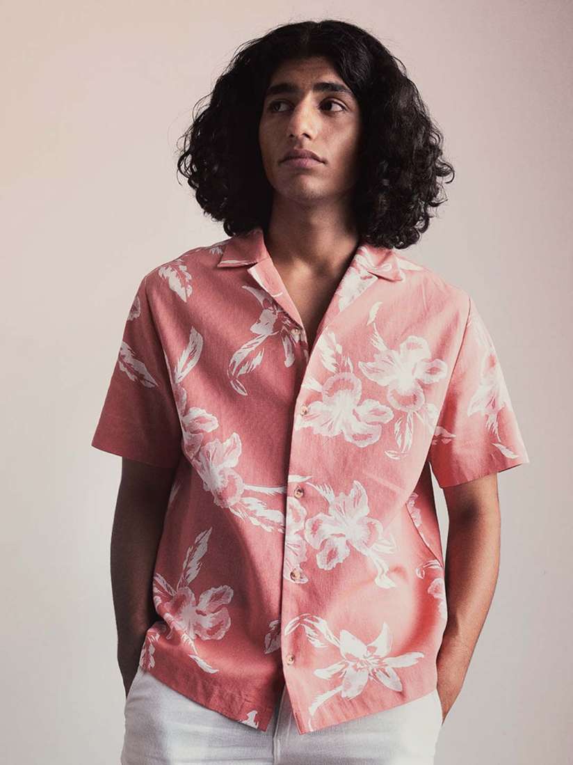 Mens floral dress shirts h&m hotsell