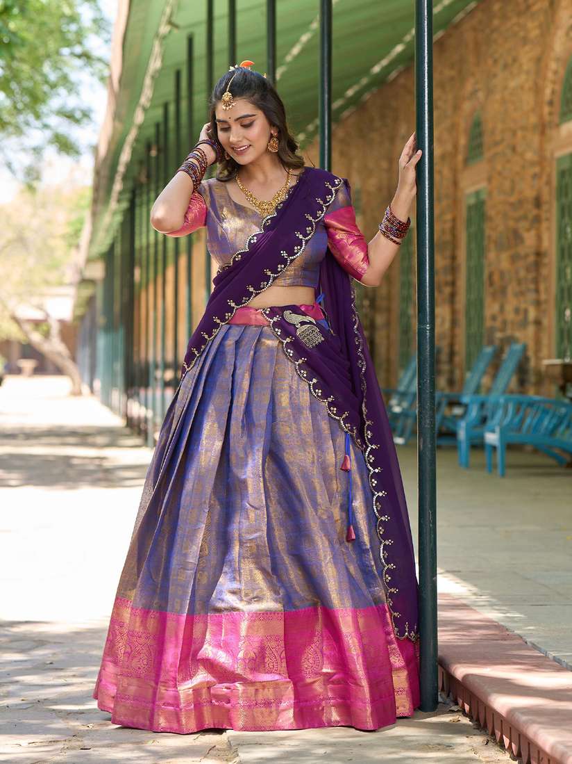 Lehenga Style Different Styles To Wear Saree Lehenga Style