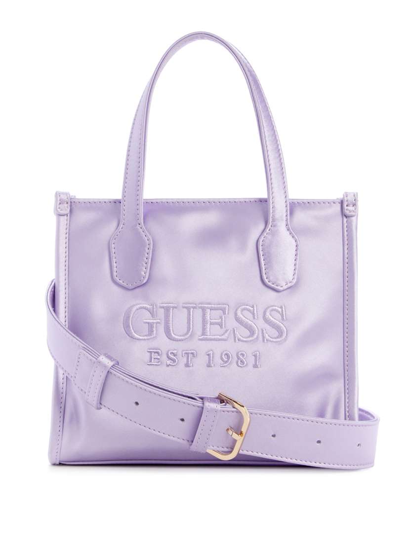 Buy GUESS Brand Logo Embroidered Satin Mini Crossbody Sling Bag Handbags for Women 29127966 Myntra