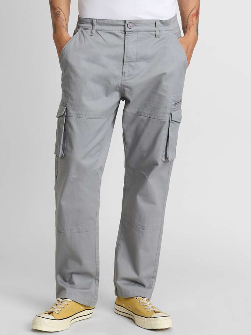 Buy FOREVER 21 Men Mid Rise Cargo Trousers Trousers for Men 29129910 Myntra